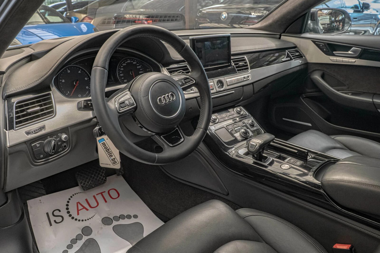 Audi A8 4.2TDI/Обдухване/BOSE/HuD/Обдухване/Алкантар/Камер, снимка 7 - Автомобили и джипове - 56201338