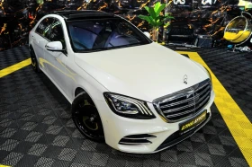 Mercedes-Benz S 560 LONG FACELIFT AMG LINE ПАНО BURM HUD ЛИЗИНГ 100%, снимка 2