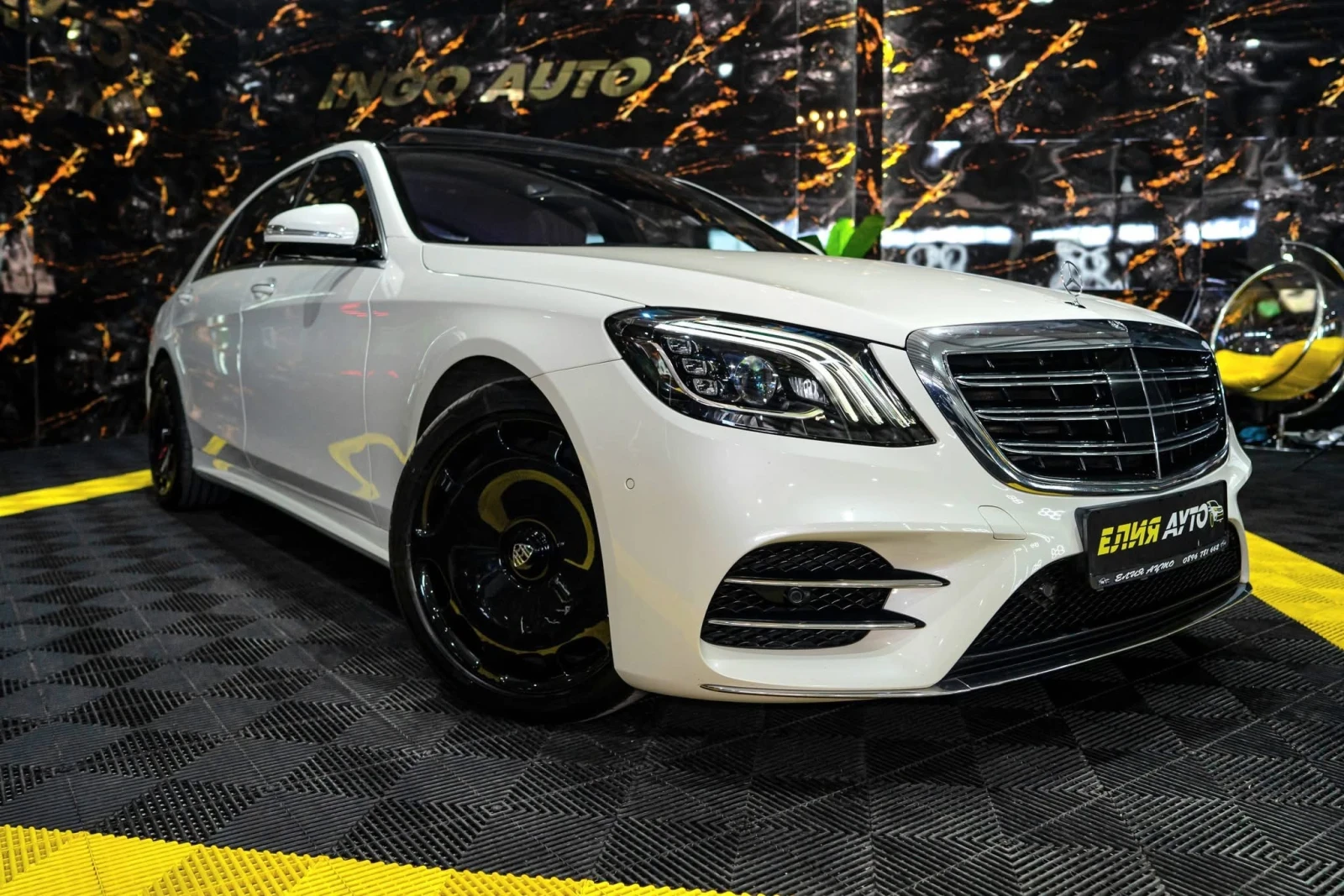 Mercedes-Benz S 560 LONG FACELIFT AMG LINE ПАНО BURM HUD ЛИЗИНГ 100%