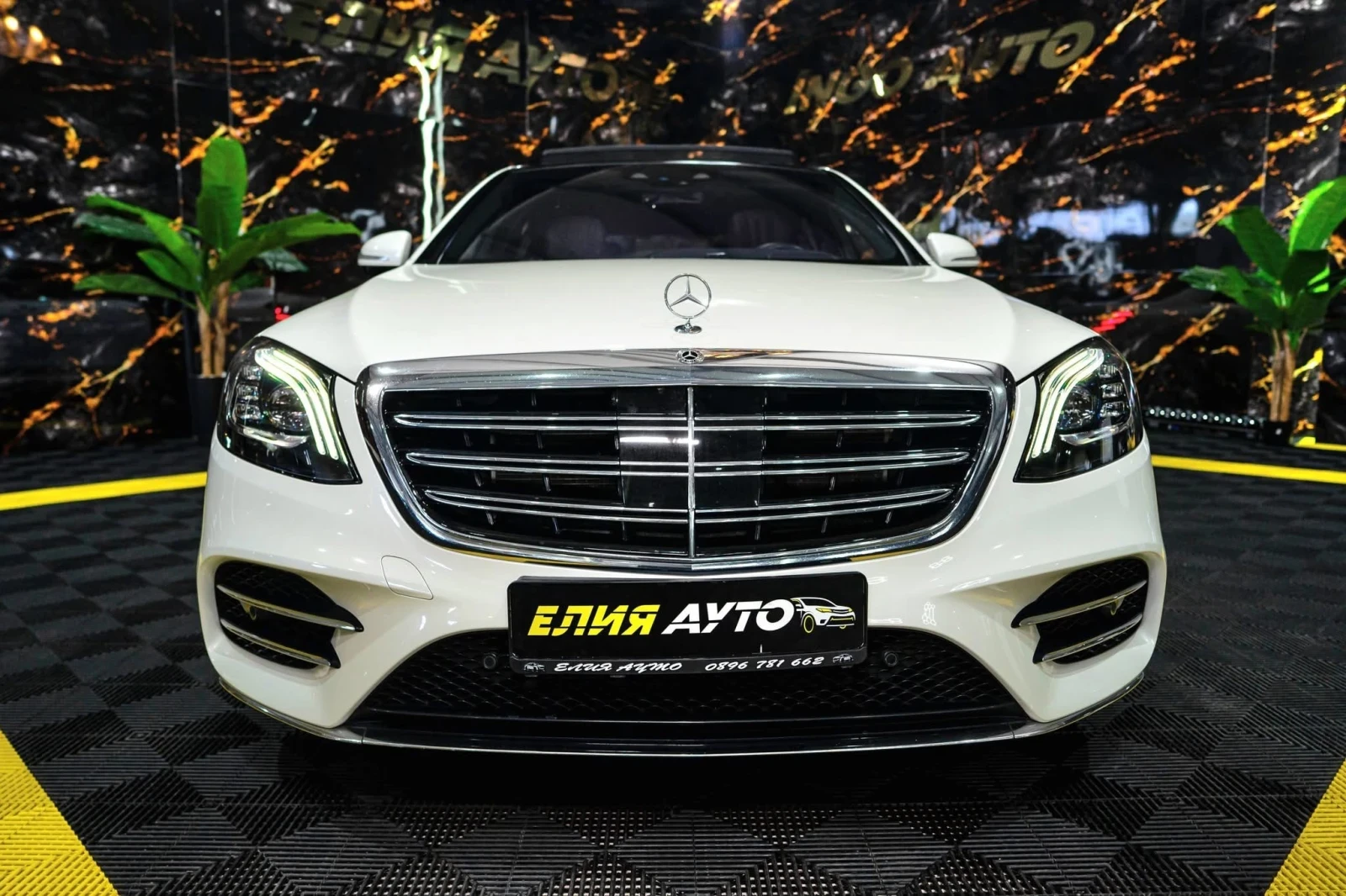Mercedes-Benz S 560 LONG FACELIFT AMG LINE ПАНО BURM HUD ЛИЗИНГ 100%, снимка 3 - Автомобили и джипове - 54723582