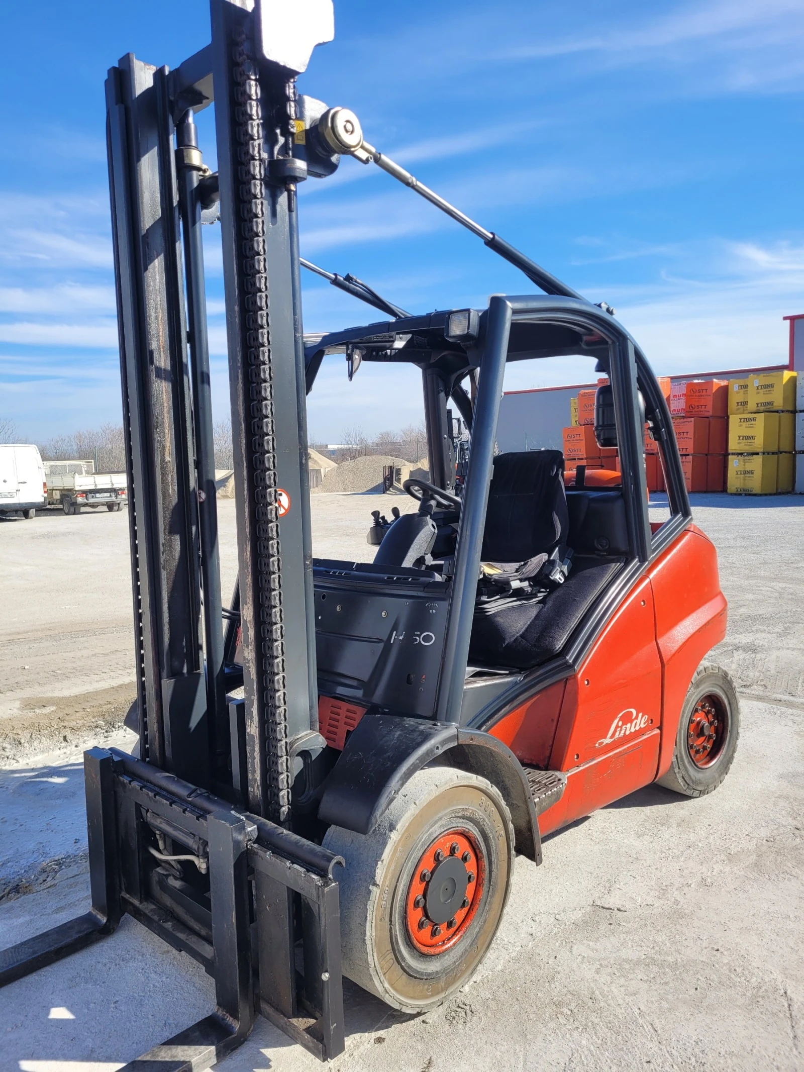 Мотокар Linde LPG-ГАЗ, снимка 1