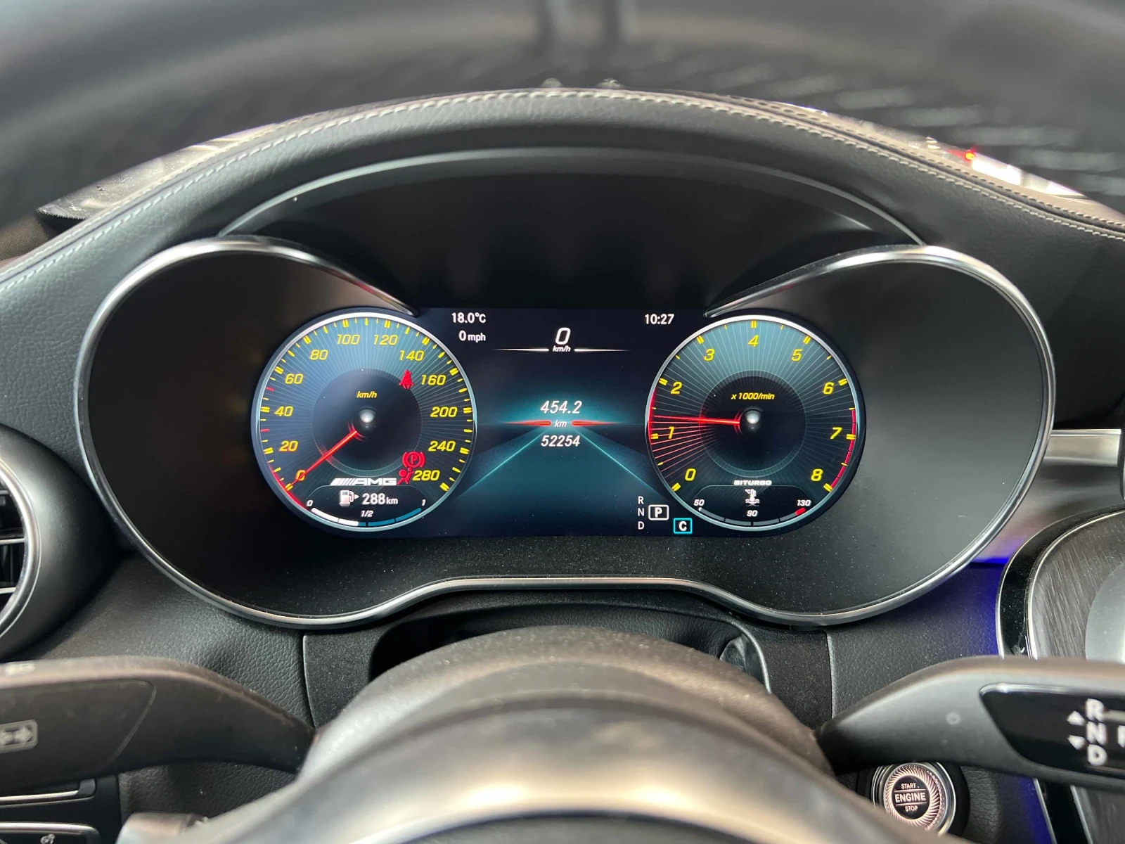 Mercedes-Benz C 43 AMG ДИГИТАЛНО ТАБЛО * ДИСТРОНИК * ПОДГРЕВ * BURMESTER , снимка 8 - Автомобили и джипове - 54528187