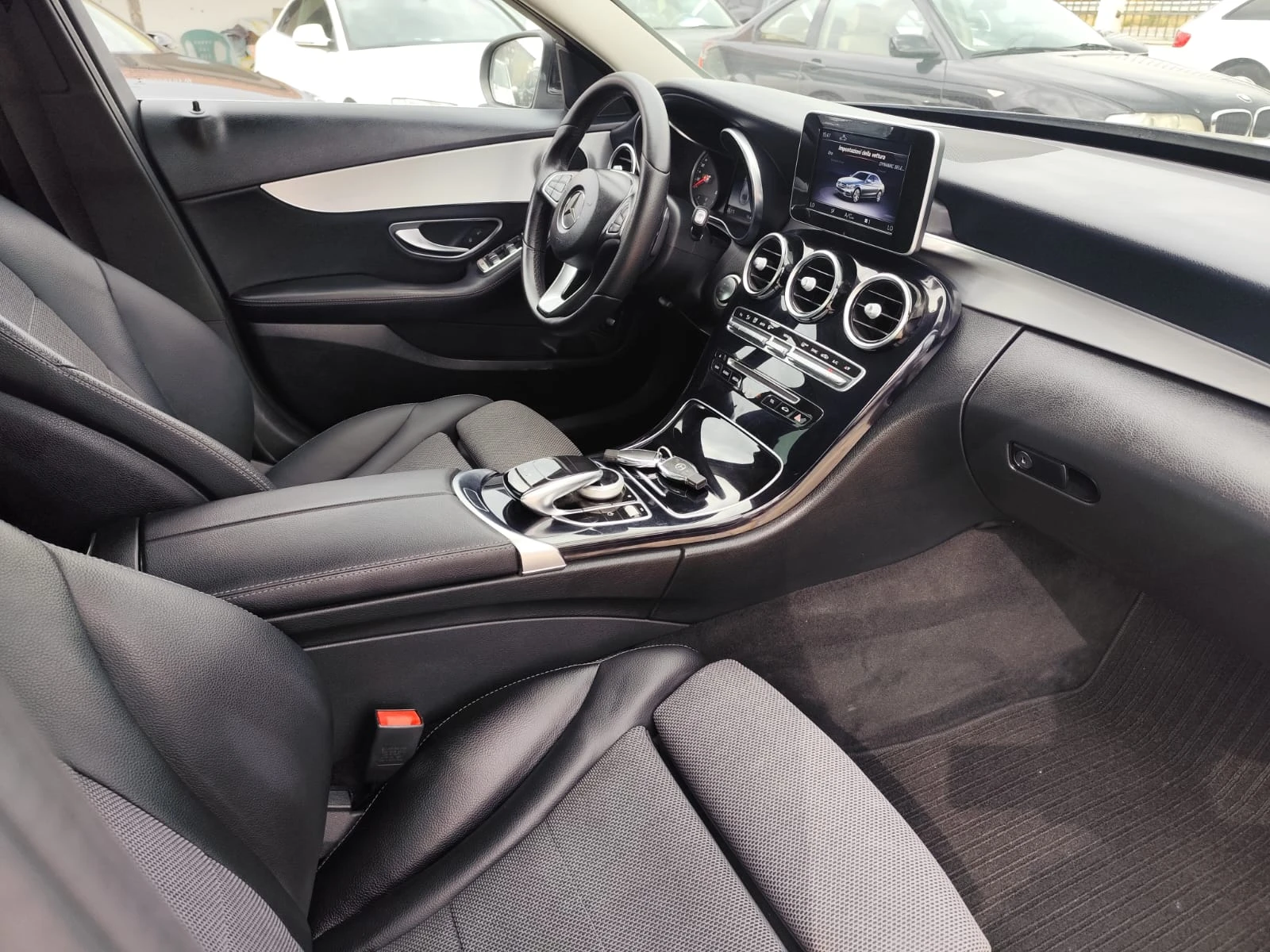 Mercedes-Benz C 220 2.2 дизел Италия , снимка 12 - Автомобили и джипове - 55415225