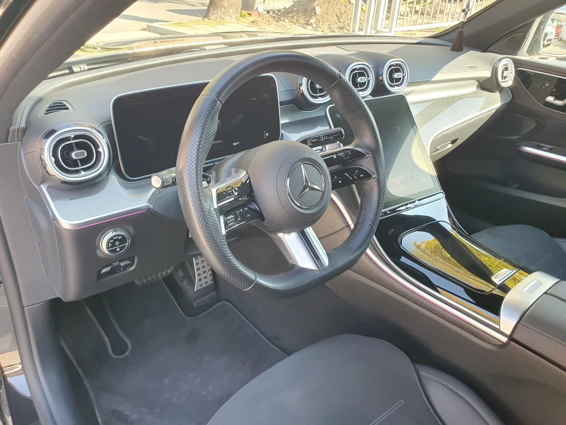 Mercedes-Benz C 220 d* AMG* CAM* DISTR* MULTIBEAM* 4MATIC, снимка 10 - Автомобили и джипове - 52155613