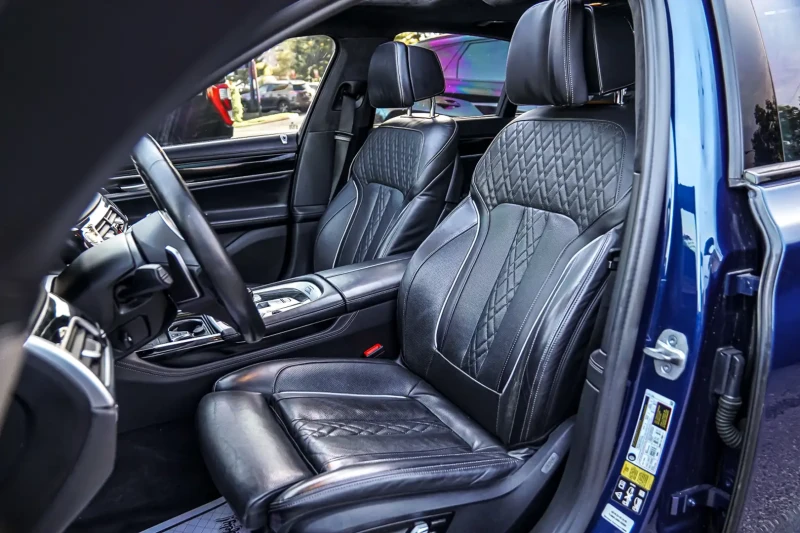 BMW 750 Мpack, B&W, HDU, MАСАЖИ, ОБДУХВАНЕ, ВАККУМ, ЩОРИ, , снимка 10 - Автомобили и джипове - 52550887