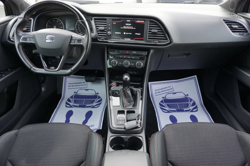 Seat Leon FR/1.5TGI/Автоматик/LED/Нави/Камера/ACC/KEYLESS, снимка 13 - Автомобили и джипове - 52628124