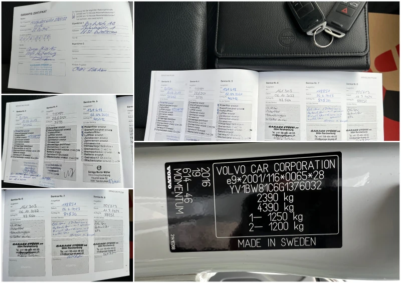 Volvo V70 D4 AWD/ОБСЛУЖЕН/YV1BW81C6G1376032/ТОП СЪСТОЯНИЕ/, снимка 17 - Автомобили и джипове - 52876587