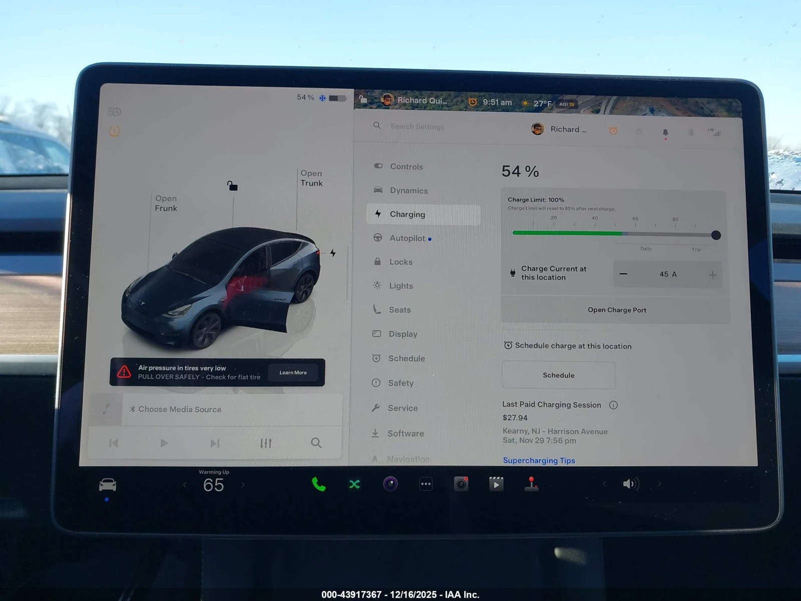 Tesla Model Y Long Range Dual Motor All-wheel Drive, снимка 10 - Автомобили и джипове - 54572929