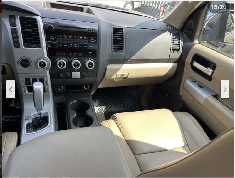 Toyota Sequoia 5.7* V8* ПОДГРЕВ* КАМЕРА* КЕЙЛЕС* , снимка 11 - Автомобили и джипове - 52835608