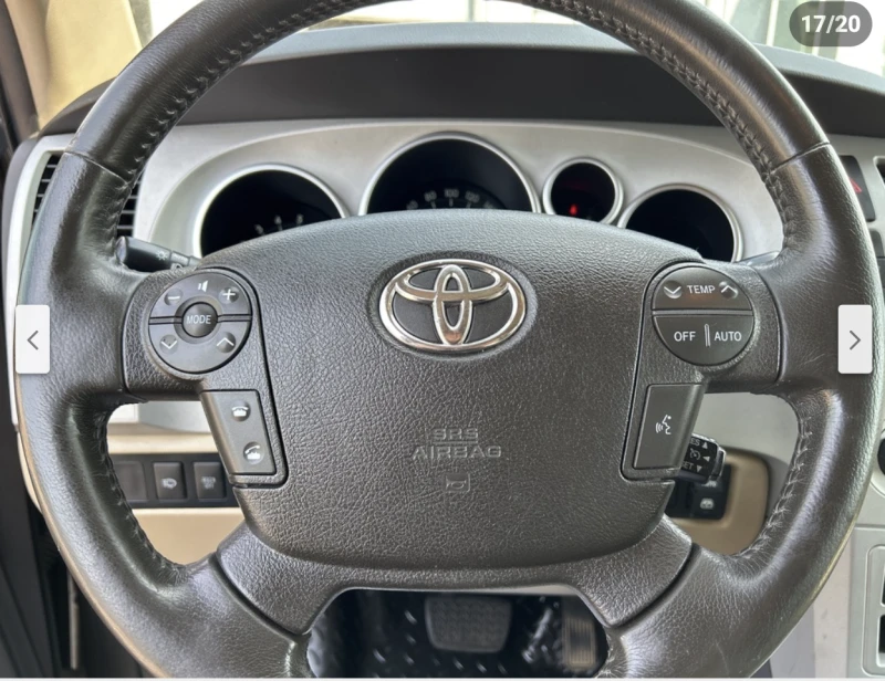 Toyota Sequoia 5.7* V8* ПОДГРЕВ* КАМЕРА* КЕЙЛЕС* , снимка 10 - Автомобили и джипове - 52835608