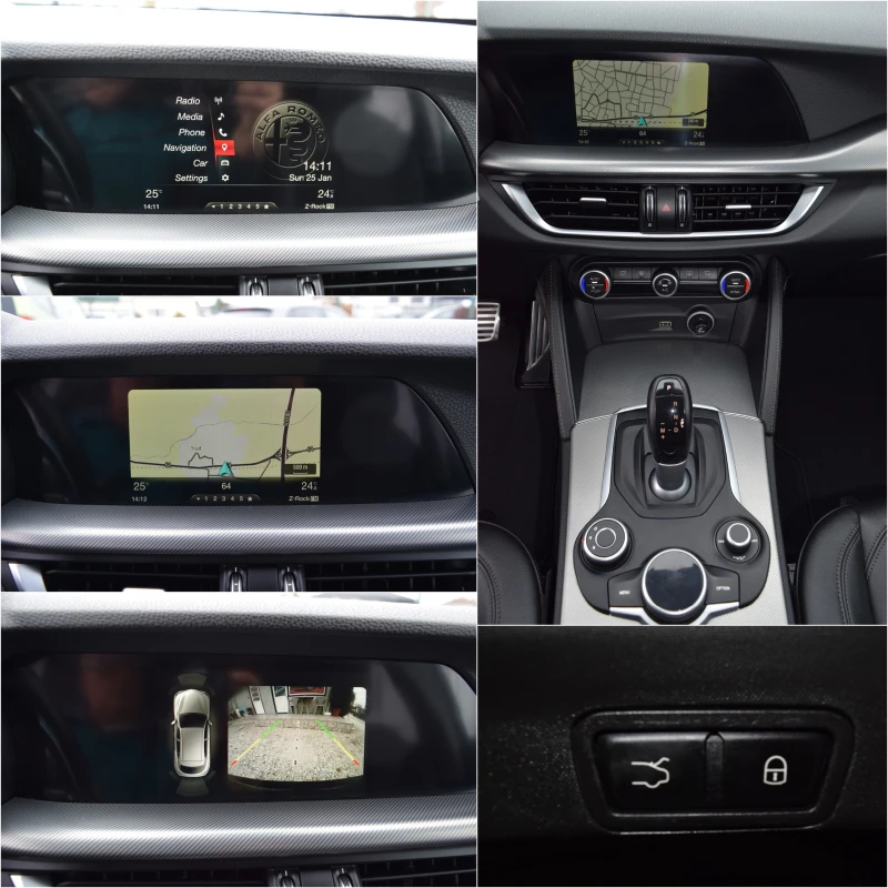 Alfa Romeo Stelvio 2.2D* 180kc* Euro6B* Keyless* Нави* Камера, снимка 16 - Автомобили и джипове - 53232513