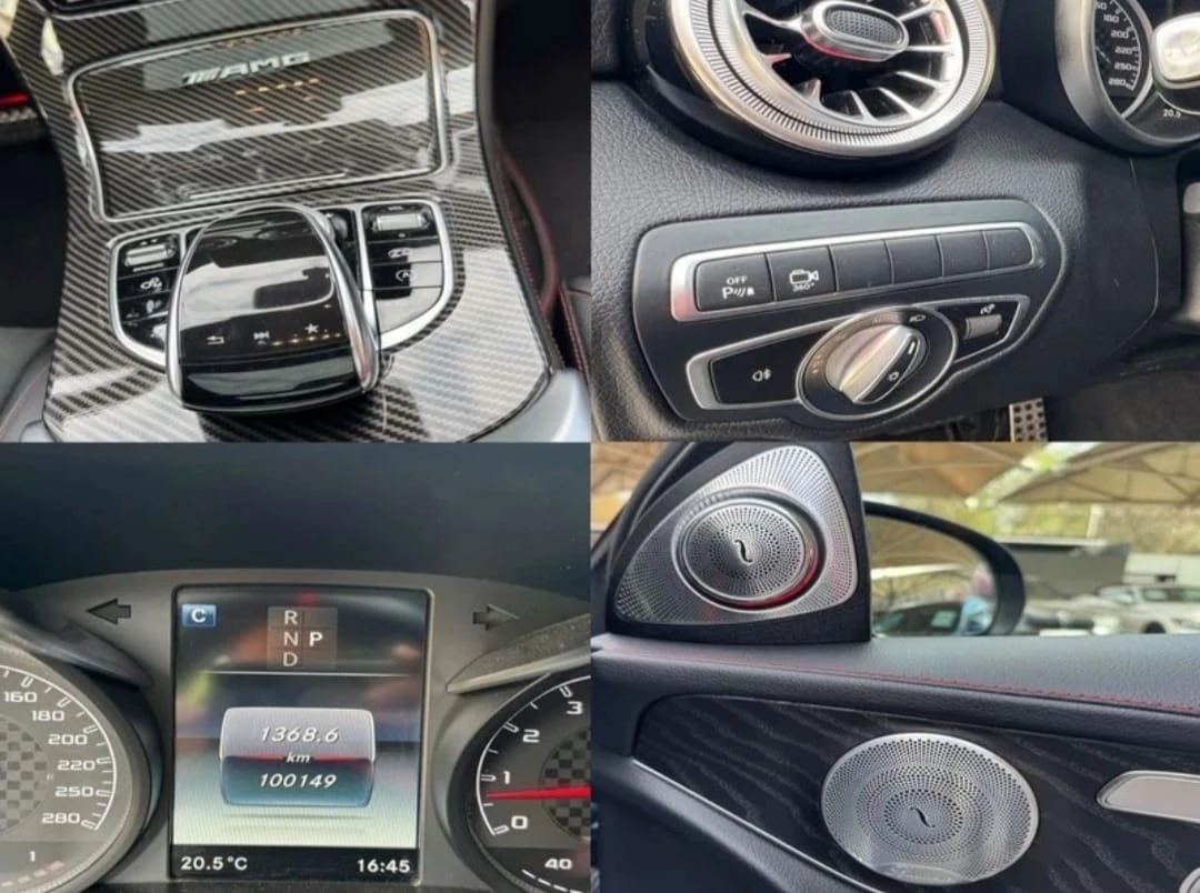 Mercedes-Benz GLC 43 AMG PANO BURMESTER CARBON TOP, снимка 8 - Автомобили и джипове - 55063615