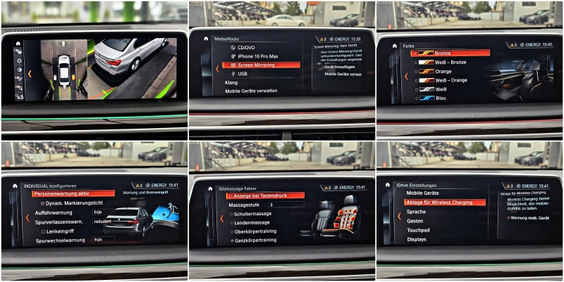 BMW 730 ! M/XD/DISTR/3DCAM/NIGHT V/МАСАЖ/HUD/ВАКУМ/ОБДУХ/L, снимка 14 - Автомобили и джипове - 52494731