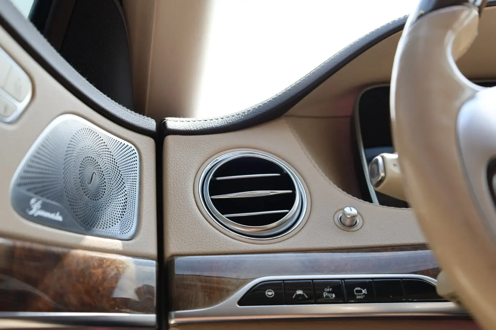 Mercedes-Benz S 400 BURMASTER| DISTRONIK| МАСАЖ| ОБДУХ| PANO| 360, снимка 11 - Автомобили и джипове - 53738790