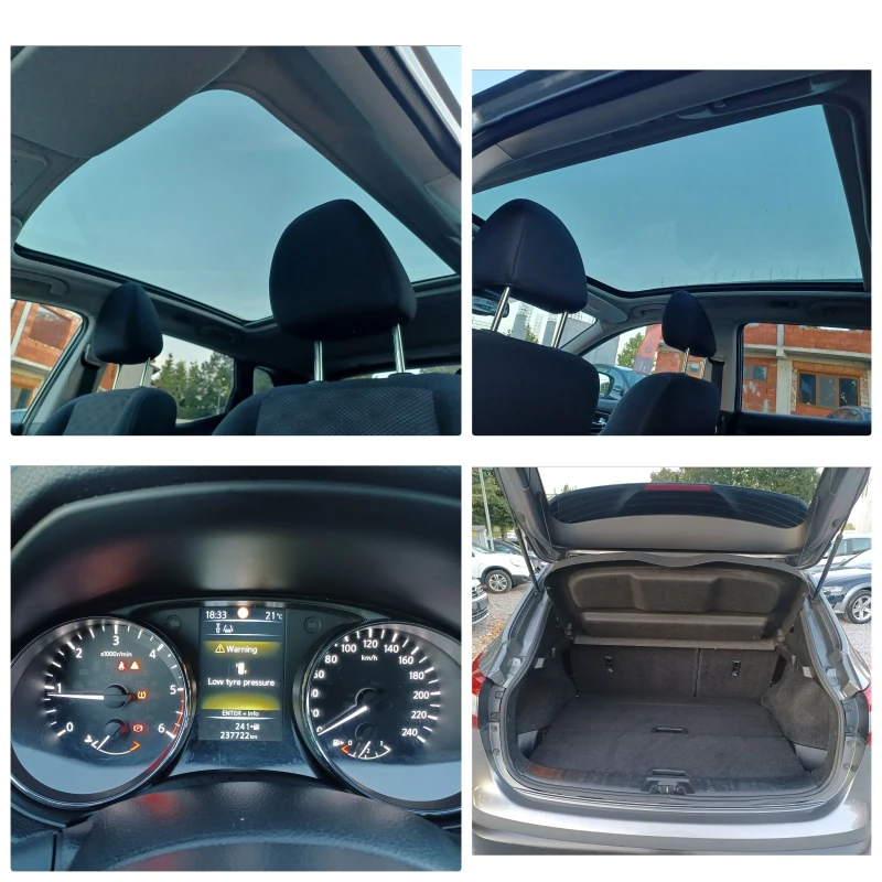 Nissan Qashqai NAVI!!!PANORAMA!!! KEYLESS GO!!LED!!XENON CAMERA, снимка 14 - Автомобили и джипове - 47539145