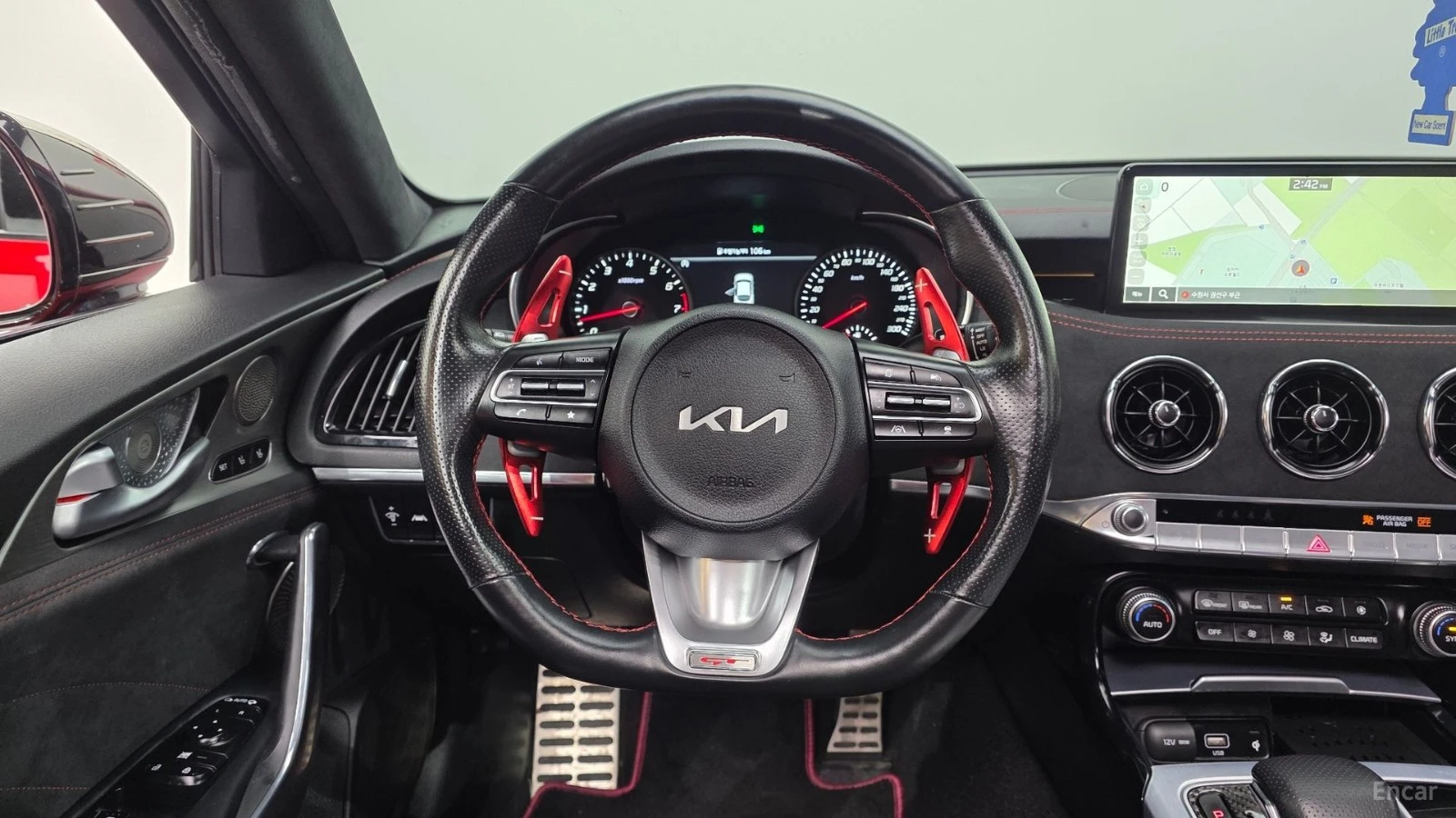 Kia Stinger 3.3 AWD GT | ALCANTARA| LEXICON| 360| HUD| VENTED , снимка 15 - Автомобили и джипове - 56215269