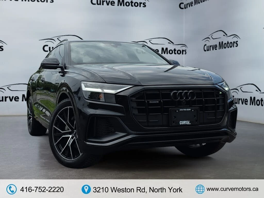 Audi Q8 55TFSI* BLACK OPTIC* ОБДУХВАНЕ* 360 КАМЕРИ* ПАНО, снимка 2 - Автомобили и джипове - 55088477