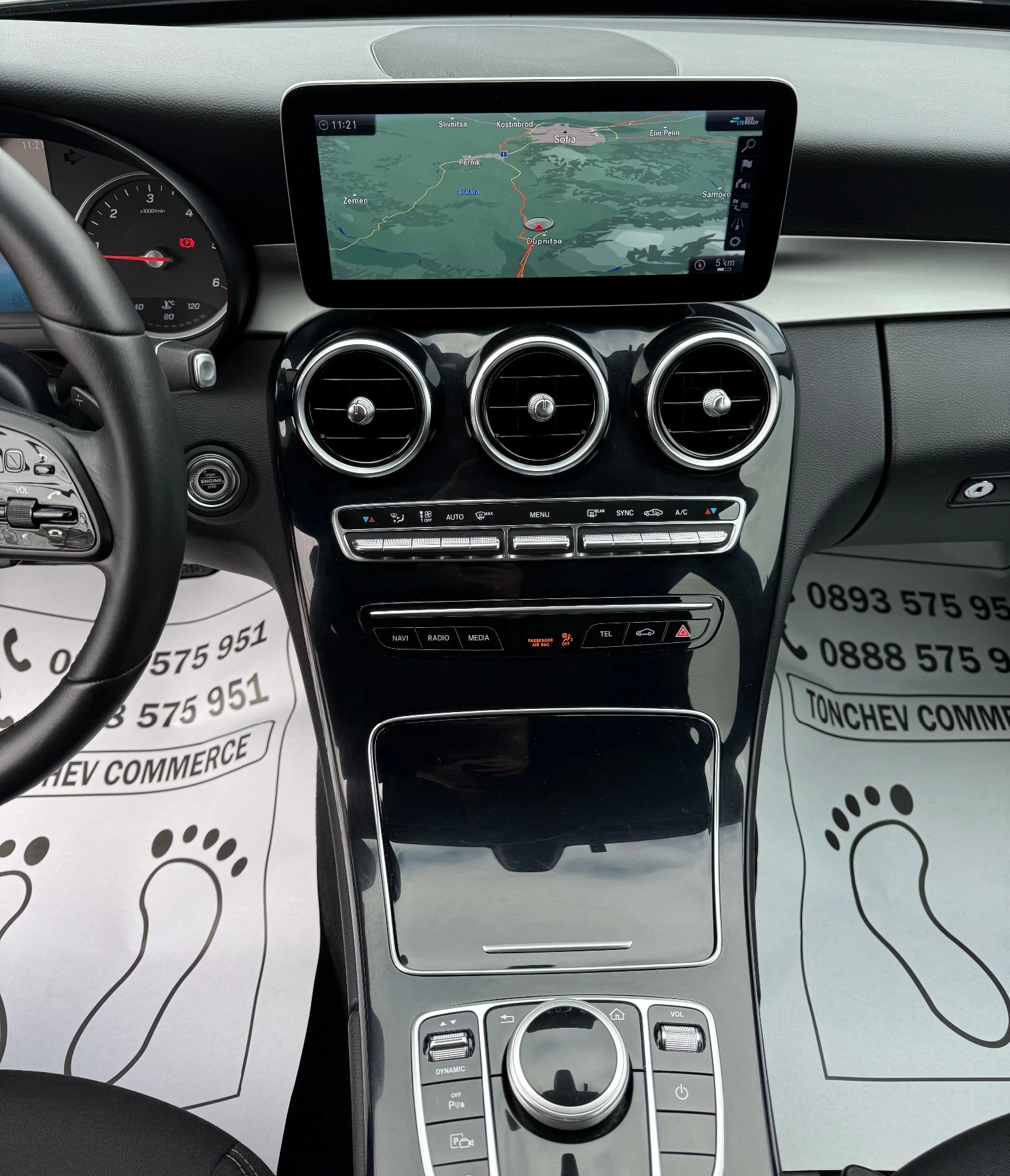 Mercedes-Benz C 220 2.2-cdi-4-MATIC-FULL LED-9-G-tronik-NEW-KAMERA - изображение 9