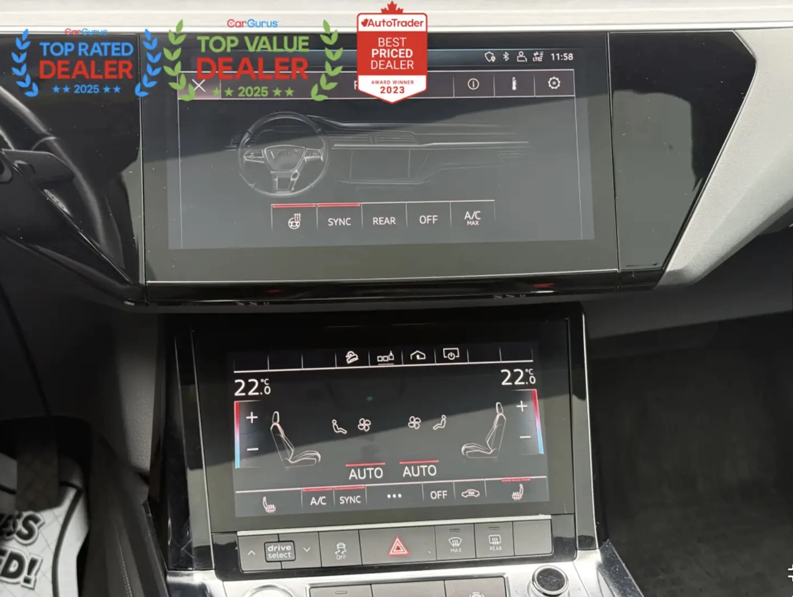 Audi E-Tron 436KM* PROGRESSIV* ACCIDENT FREE* PANO* , снимка 10 - Автомобили и джипове - 56557756