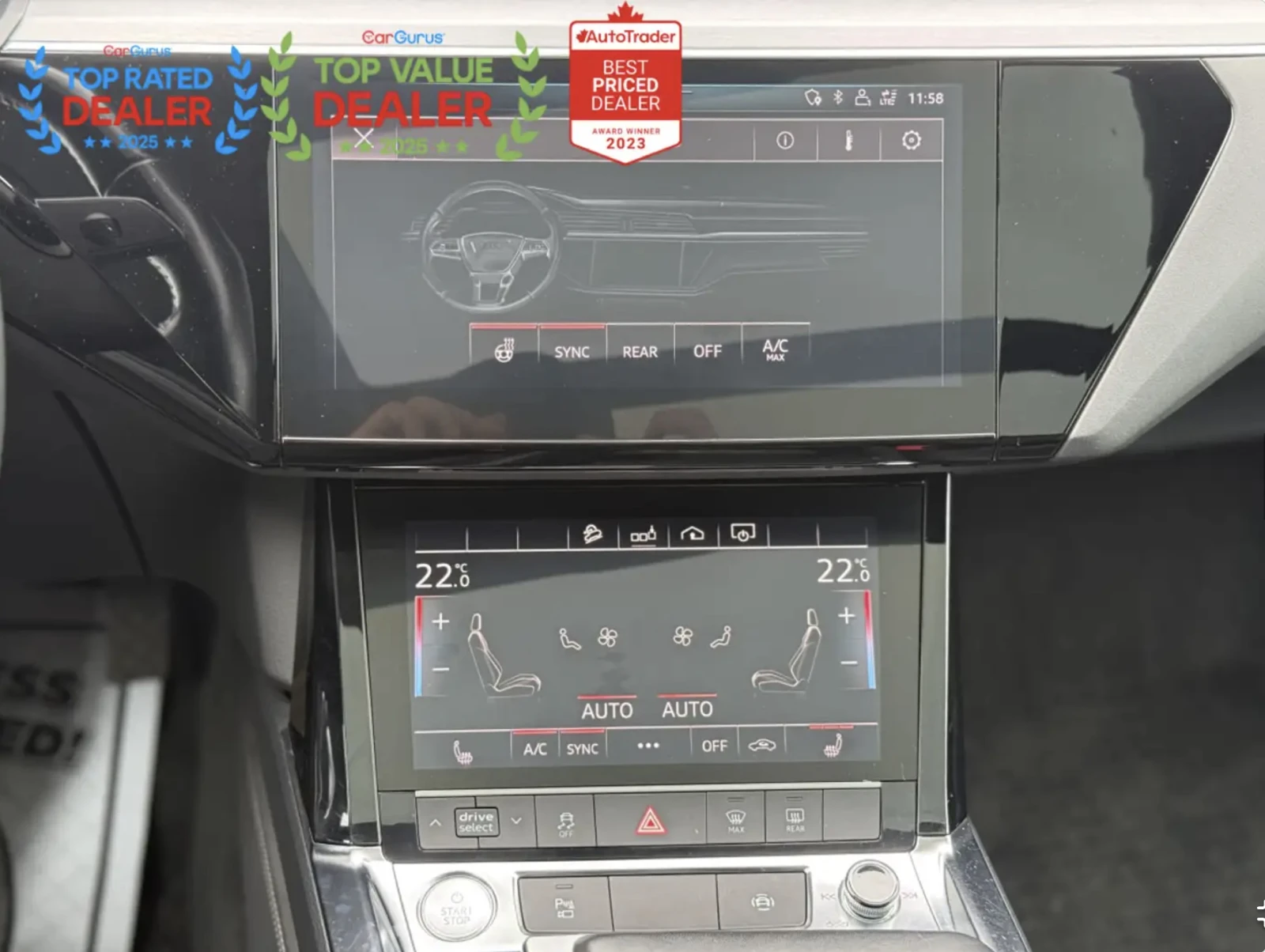 Audi E-Tron 436KM* PROGRESSIV* ACCIDENT FREE* PANO* , снимка 11 - Автомобили и джипове - 56557756
