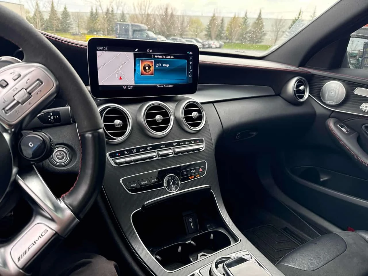 Mercedes-Benz C 43 AMG 4MATIC/ПОДГРЕВИ/BURMESTER/360/ПАНОРАМА, снимка 9 - Автомобили и джипове - 54431075