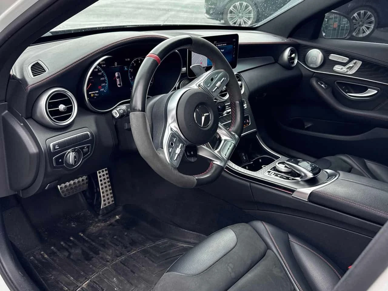 Mercedes-Benz C 43 AMG 4MATIC/ПОДГРЕВИ/BURMESTER/360/ПАНОРАМА, снимка 7 - Автомобили и джипове - 54431075