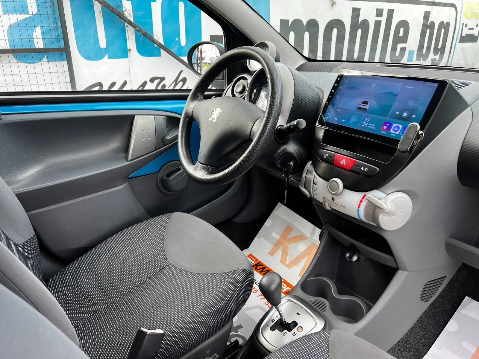 Peugeot 107 1.0i AUT/NAVI/РЕАЛЕН ПРОБЕГ, снимка 16 - Автомобили и джипове - 54713255