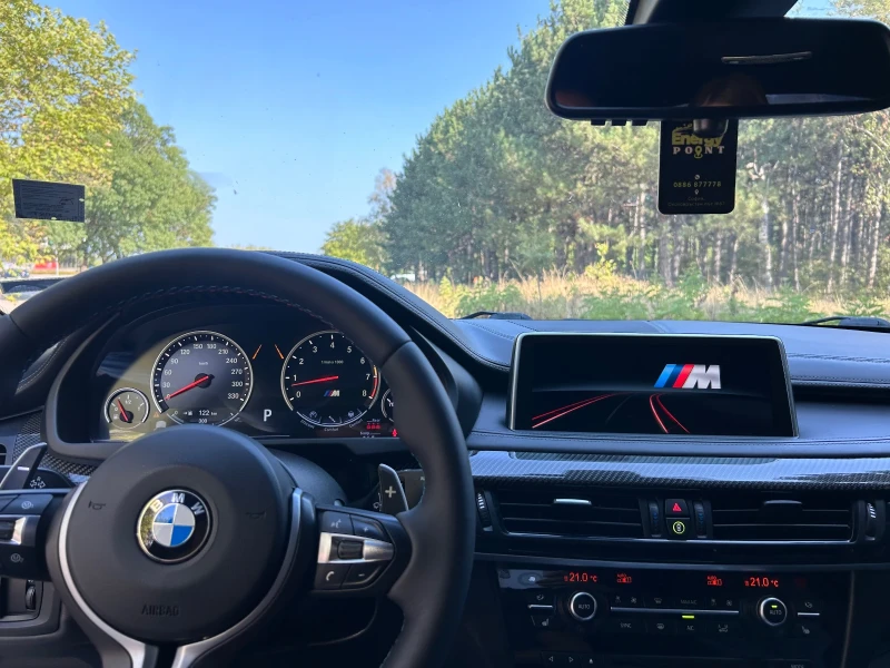 BMW X6 M* 575кс* КЕРАМИКА* КАРБОН* SOFT-CLOSE* , снимка 15 - Автомобили и джипове - 51446502