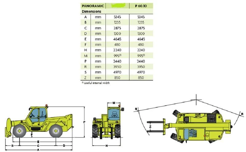 Телескопичен товарач Merlo P 60.10   4x4x4, снимка 15 - Селскостопанска техника - 22436781