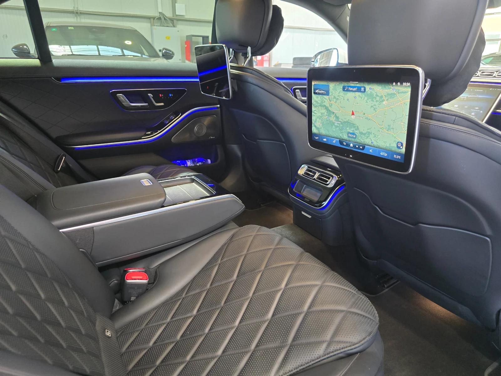 Mercedes-Benz S 500 Long:Tv;Подгрев/Обдухване x4/Лизинг, снимка 13 - Автомобили и джипове - 55436088
