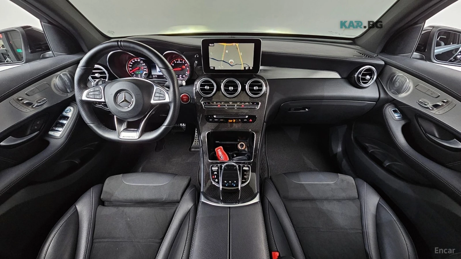 Mercedes-Benz GLC 63 AMG * S* 4MATIC+ * ПОДГРЕВ* ПАНОРАМА* HEAD-UP* BURMEST, снимка 7 - Автомобили и джипове - 54660300