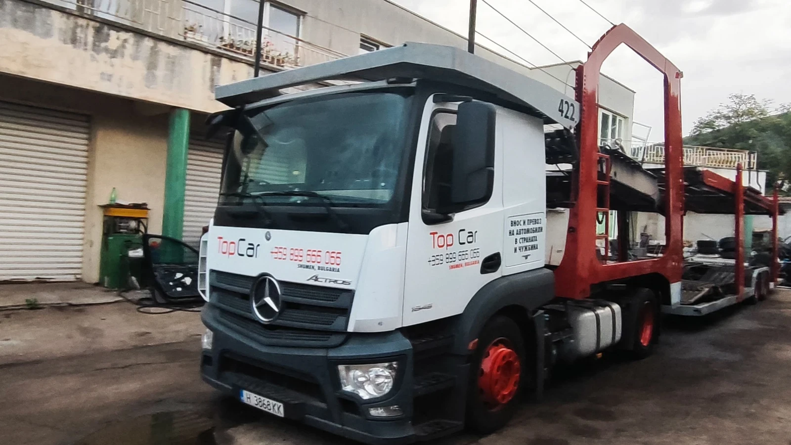 Mercedes-Benz Actros Работя с камиона готов за път 18430 бартер