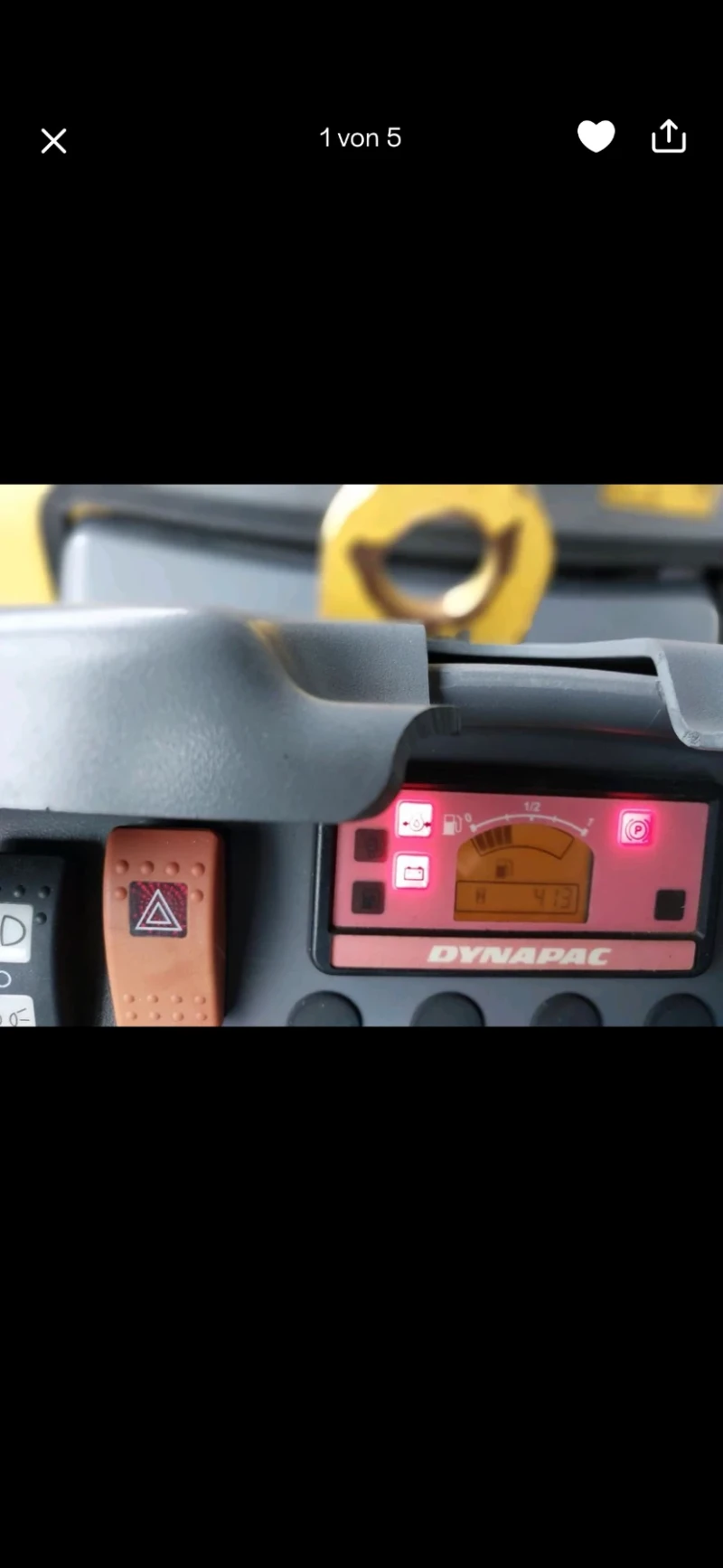 Валяк Dynapac cc800, снимка 3 - Индустриална техника - 53126433