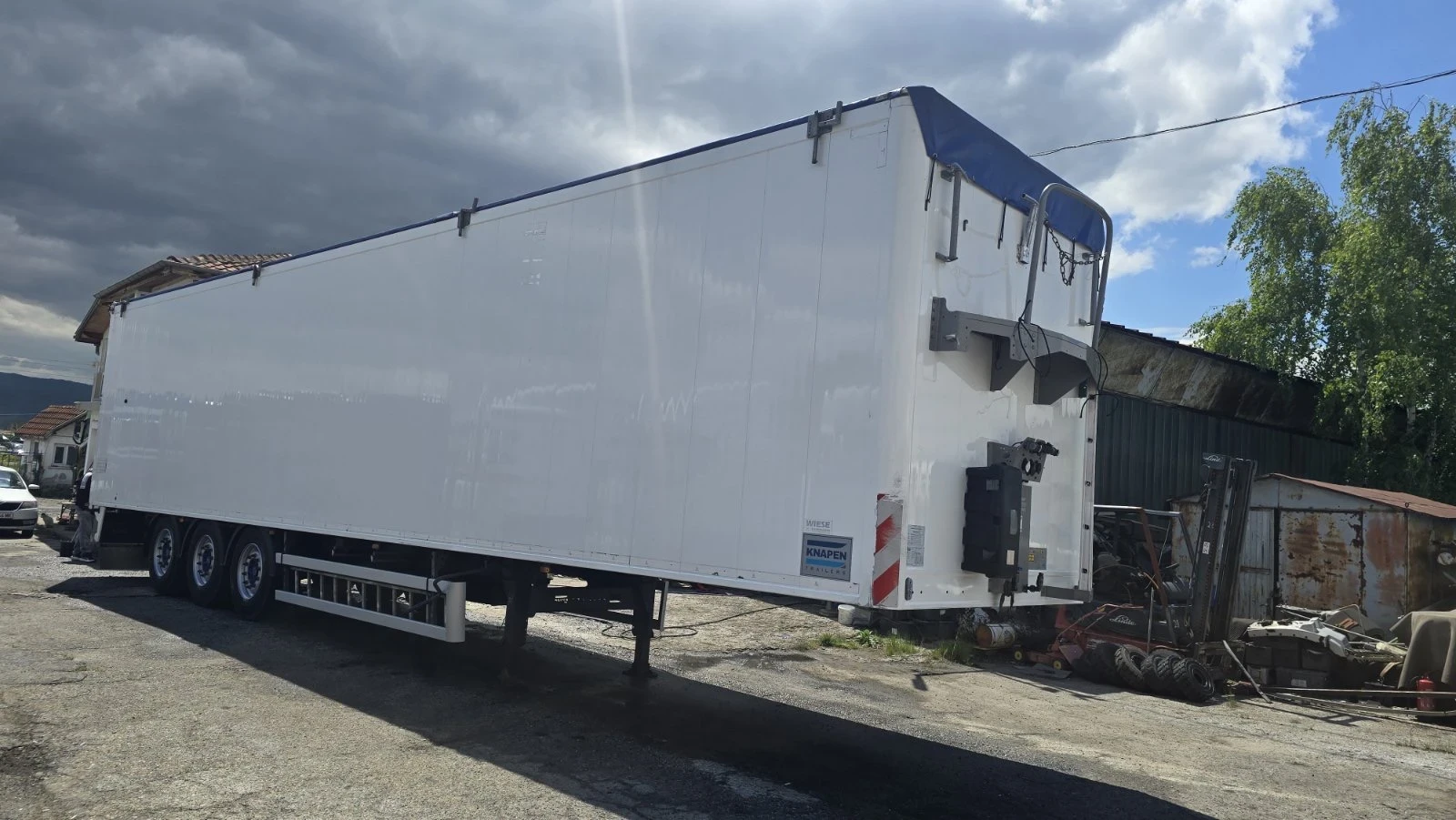 Полуремарке Knapen 92 куб. / тара 7730 кг, снимка 8 - Ремаркета - 54193979