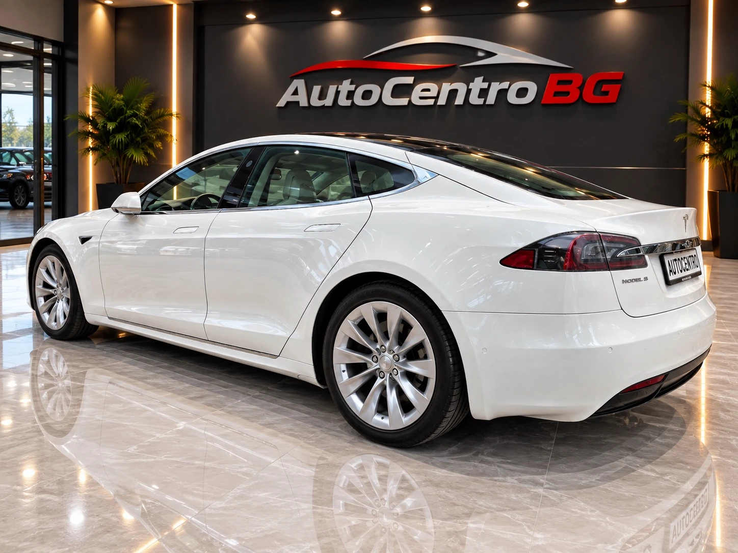Tesla Model S 90D Панорама 4х4 Обдухване, снимка 3 - Автомобили и джипове - 53931308