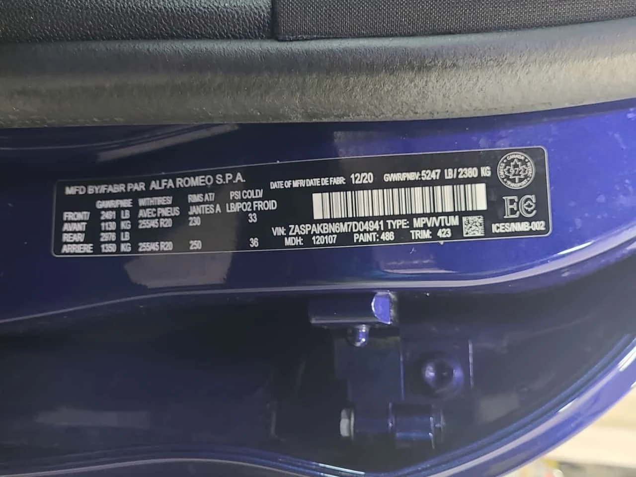 Alfa Romeo Stelvio TI SPORT  CARFAX, снимка 15 - Автомобили и джипове - 54753816