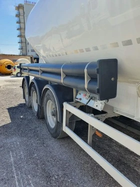 Машини за насипни материали Mercedes Benz ЦИМЕНТОВОЗ / Ремарке FELDBINDER EUT 37.3, снимка 12