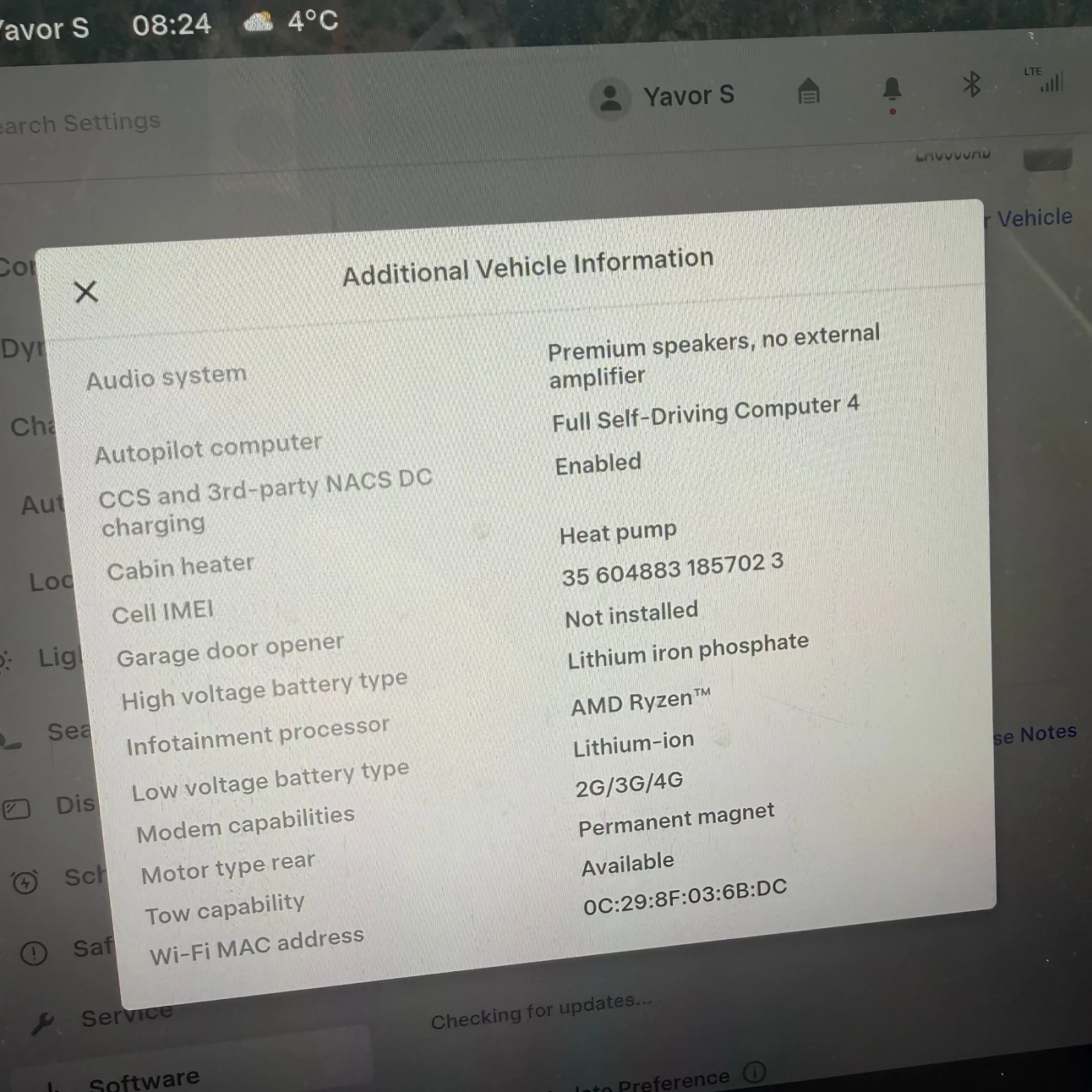 Tesla Model Y 2024 LFP Warranty, снимка 11 - Автомобили и джипове - 53882610