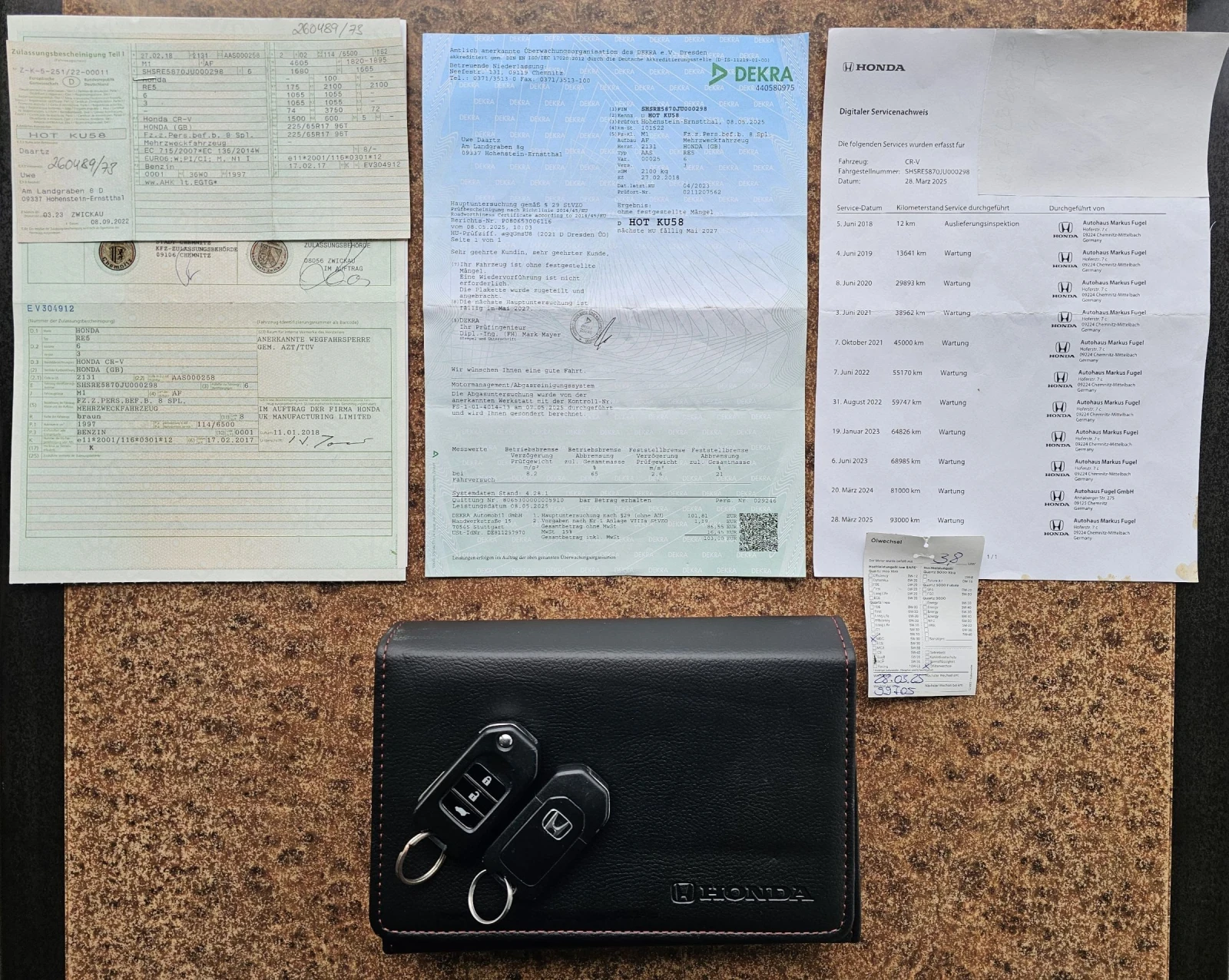 Honda Cr-v 2.0i-VTEC Elegance 4WD Пълна Сервизна История, снимка 16 - Автомобили и джипове - 54150569