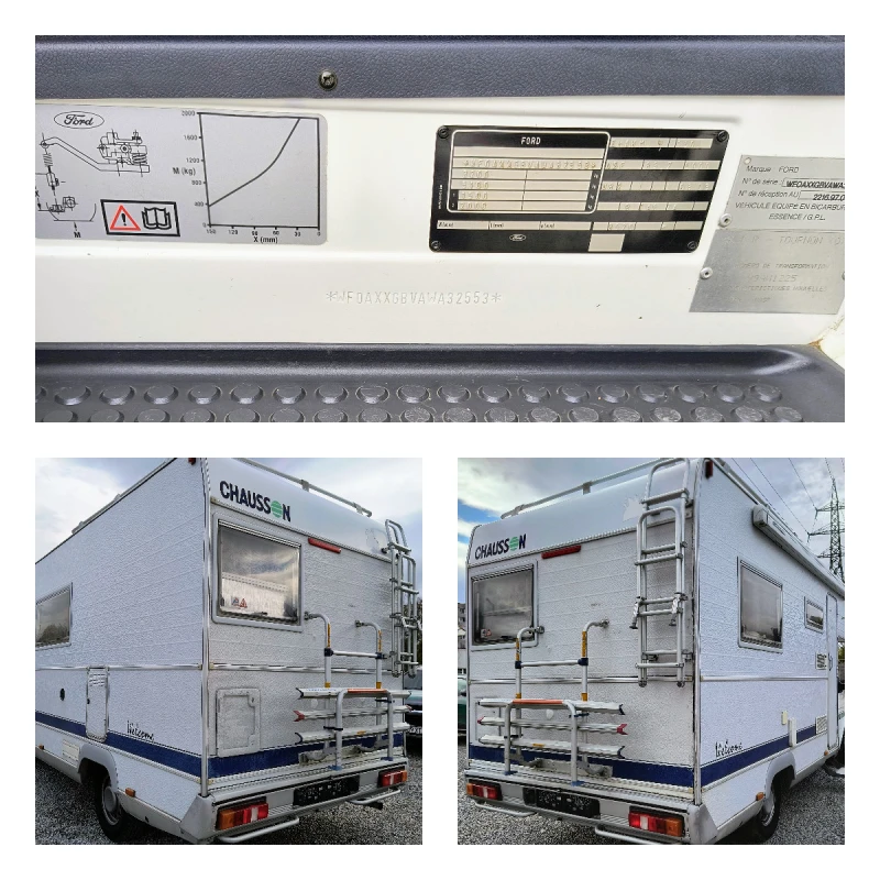 Кемпер Ford 2.0i/BENZIN/GAZ/120kc/CHAUSSON, снимка 5 - Каравани и кемпери - 52146894