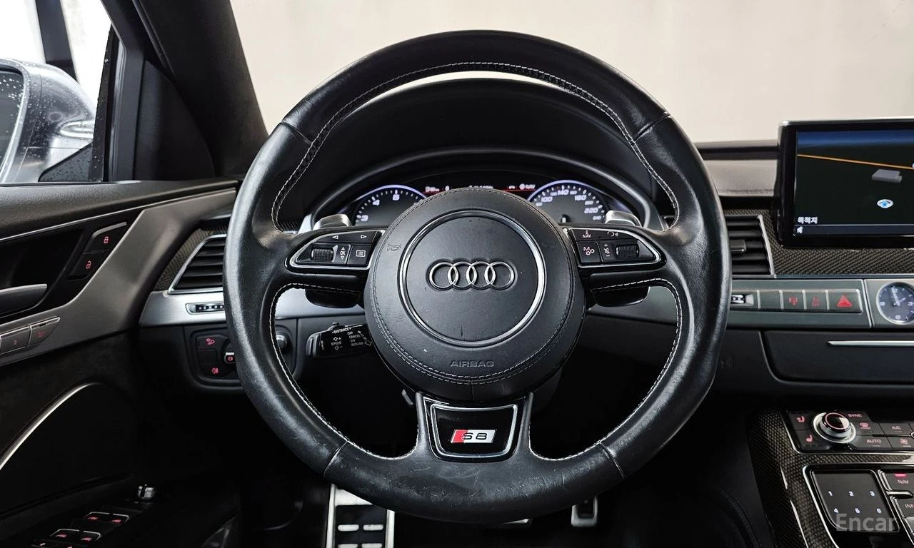 Audi S8 ПОДГРЕВ* ОБДУХВАНЕ* ДИСТРОНИК* LANE* ASSIST* , снимка 8 - Автомобили и джипове - 54485309
