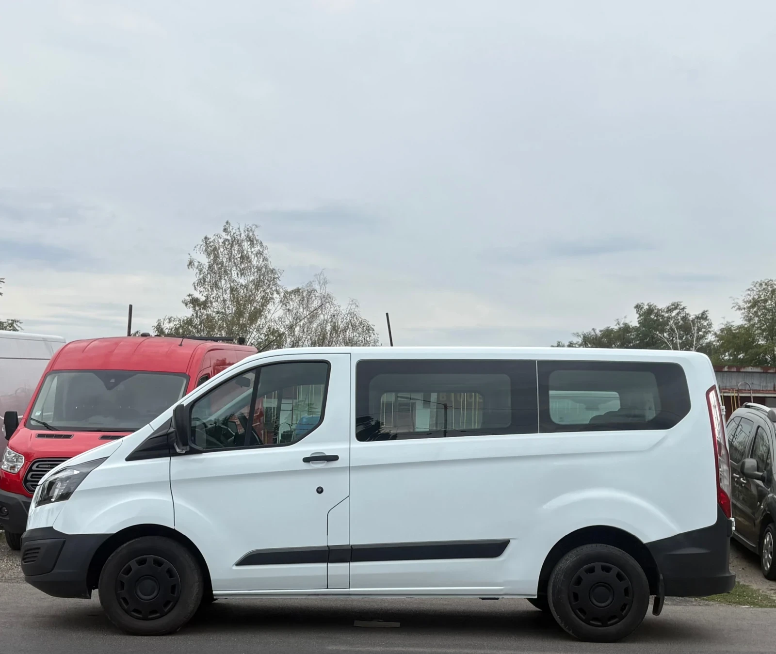 Ford Transit Custom 9-МЕСТЕН! КЛИМАТИК!, снимка 7 - Бусове и автобуси - 56231910