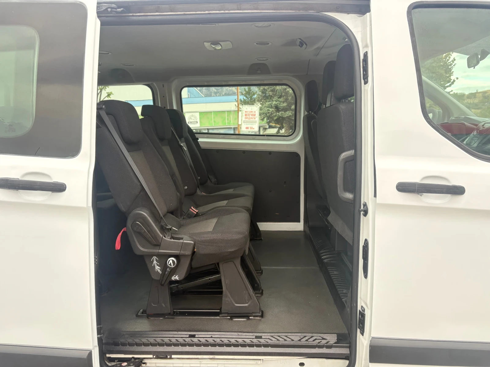 Ford Transit Custom 9-МЕСТЕН! КЛИМАТИК!, снимка 13 - Бусове и автобуси - 56231910