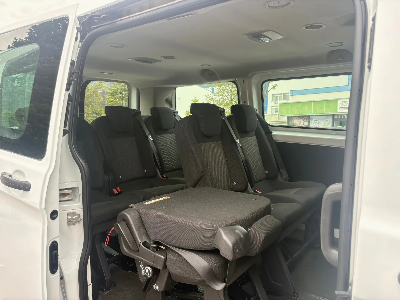 Ford Transit Custom 9-МЕСТЕН! КЛИМАТИК!, снимка 12 - Бусове и автобуси - 56231910