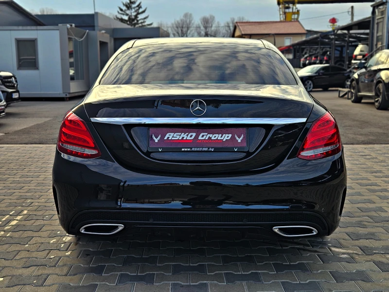 Mercedes-Benz C 220 AMG/DISTRON/HEAD UP/BURMESTER/ПОДГРЕВ/AMBIENT/LIZI, снимка 6 - Автомобили и джипове - 49114590