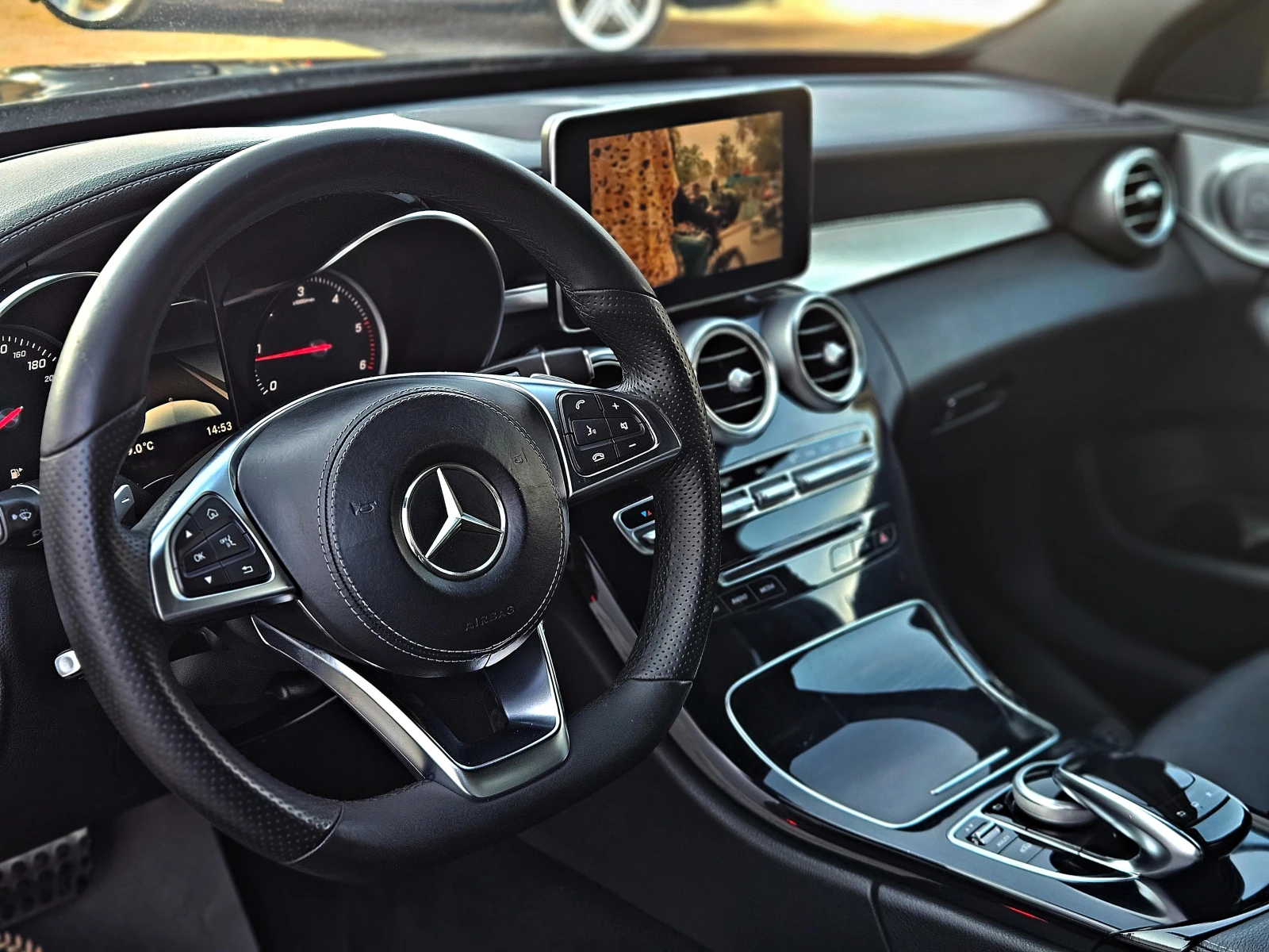 Mercedes-Benz C 220 AMG/DISTRON/HEAD UP/BURMESTER/ПОДГРЕВ/AMBIENT/LIZI - изображение 10