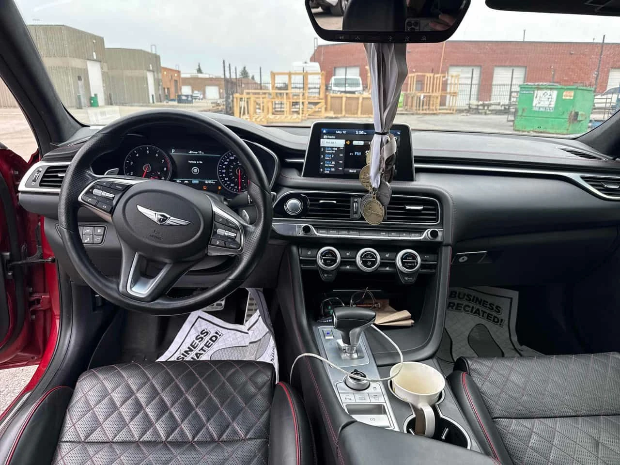 Genesis G70 3.3T Sport| DISTR| 360| ПОДГР| ОБДУХ| ШИБИДАХ| HUD, снимка 9 - Автомобили и джипове - 54609114