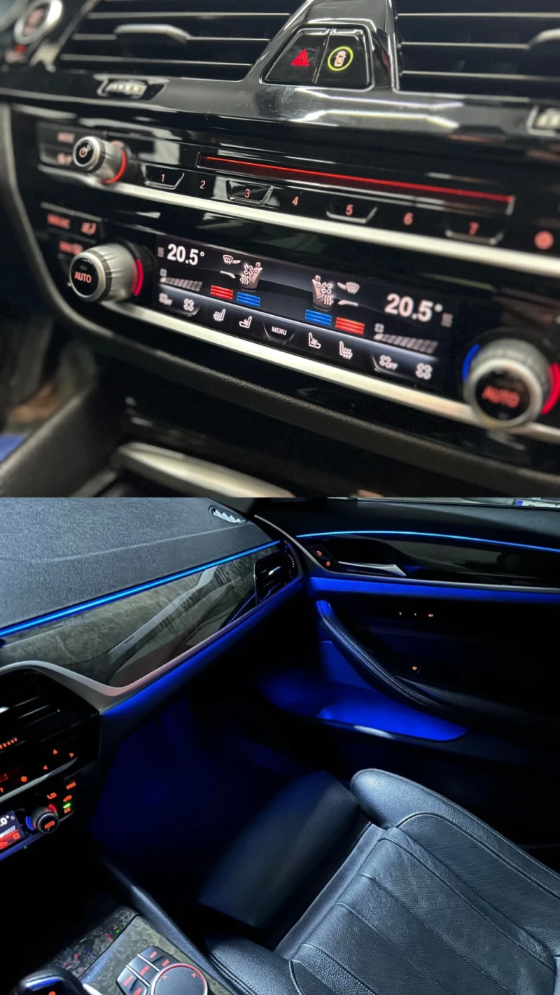 BMW 530 d ///M* HUD* DISTR+ * HK* ОБДУХВАНЕ, снимка 12 - Автомобили и джипове - 53389878