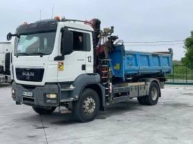 Обява за продажба на Man Tgs 18.360 тристранно разтоварване с кран ~32 500 EUR - изображение 1