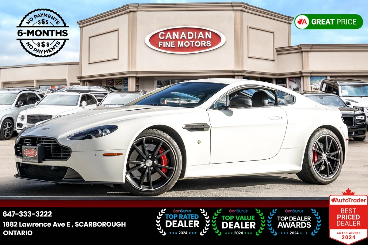 Aston Martin V8 Vantage CARFAX* АВТОФИНАНСИРАНЕ* БЕЗ ПЪРВОНАЧАЛНА ВНОСКА* , снимка 1